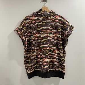 Paradis Perdus Matcha Sleeveless Sweater Hoodie Size Small